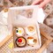 Cupcake Boxes,25 Pack 4 Grid Cupcake Boxes Individual Muffins Cupcake Holders Portable Pastry Containers Cupcake Carriers with Window Insert,Pastry Containers